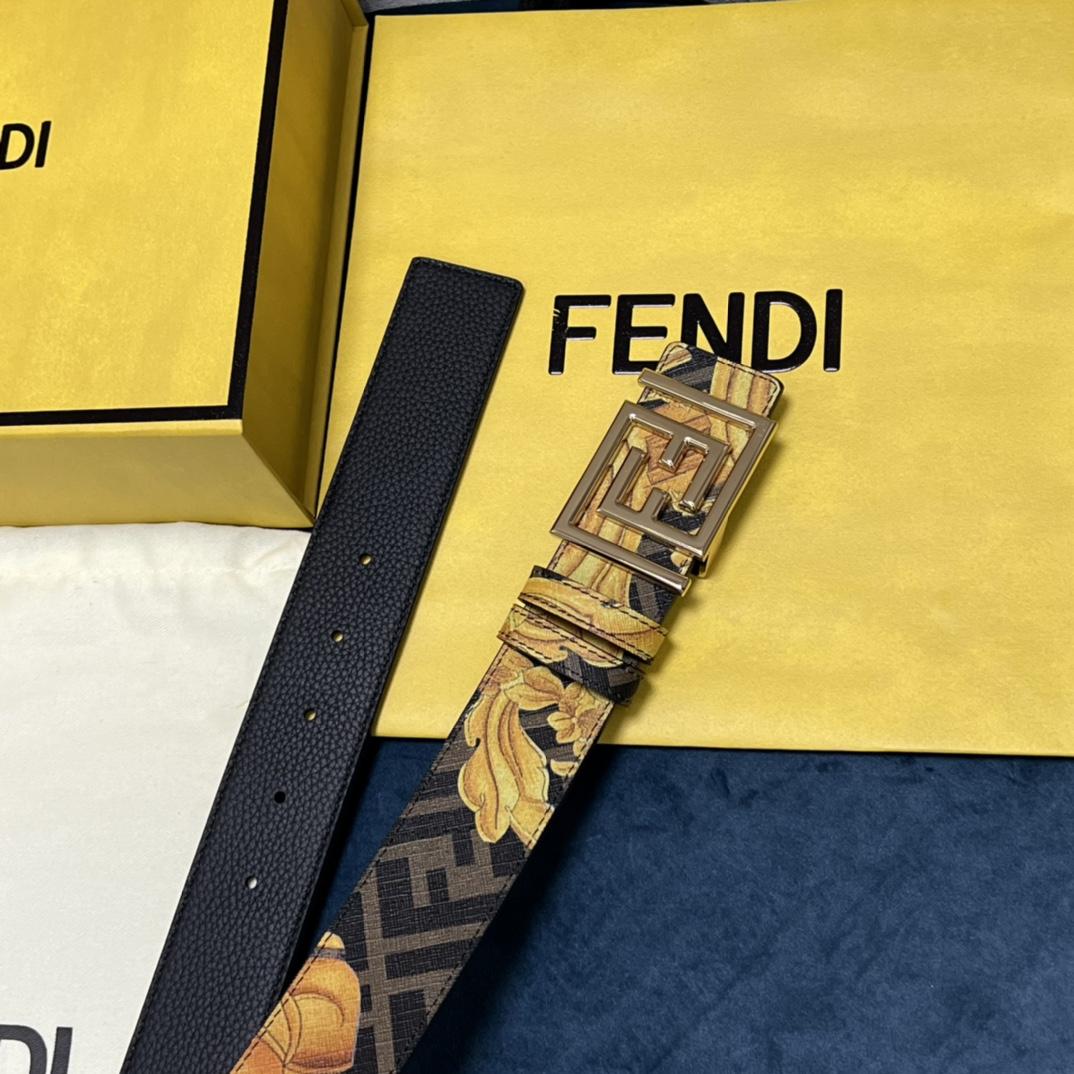 Fendi x Versace Fendace Reversible Belt - EUR FASHION