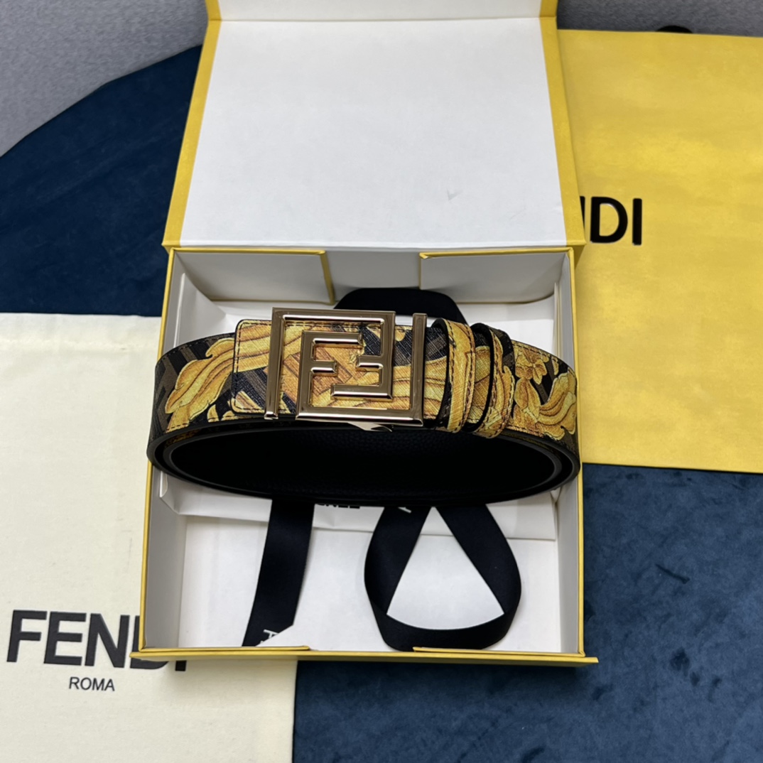 Fendi x Versace Fendace Reversible Belt - EUR FASHION