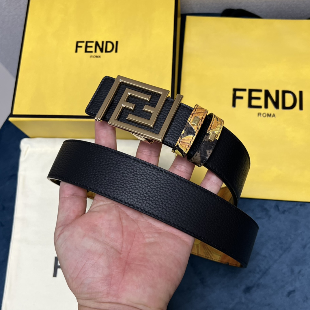 Fendi x Versace Fendace Reversible Belt - EUR FASHION