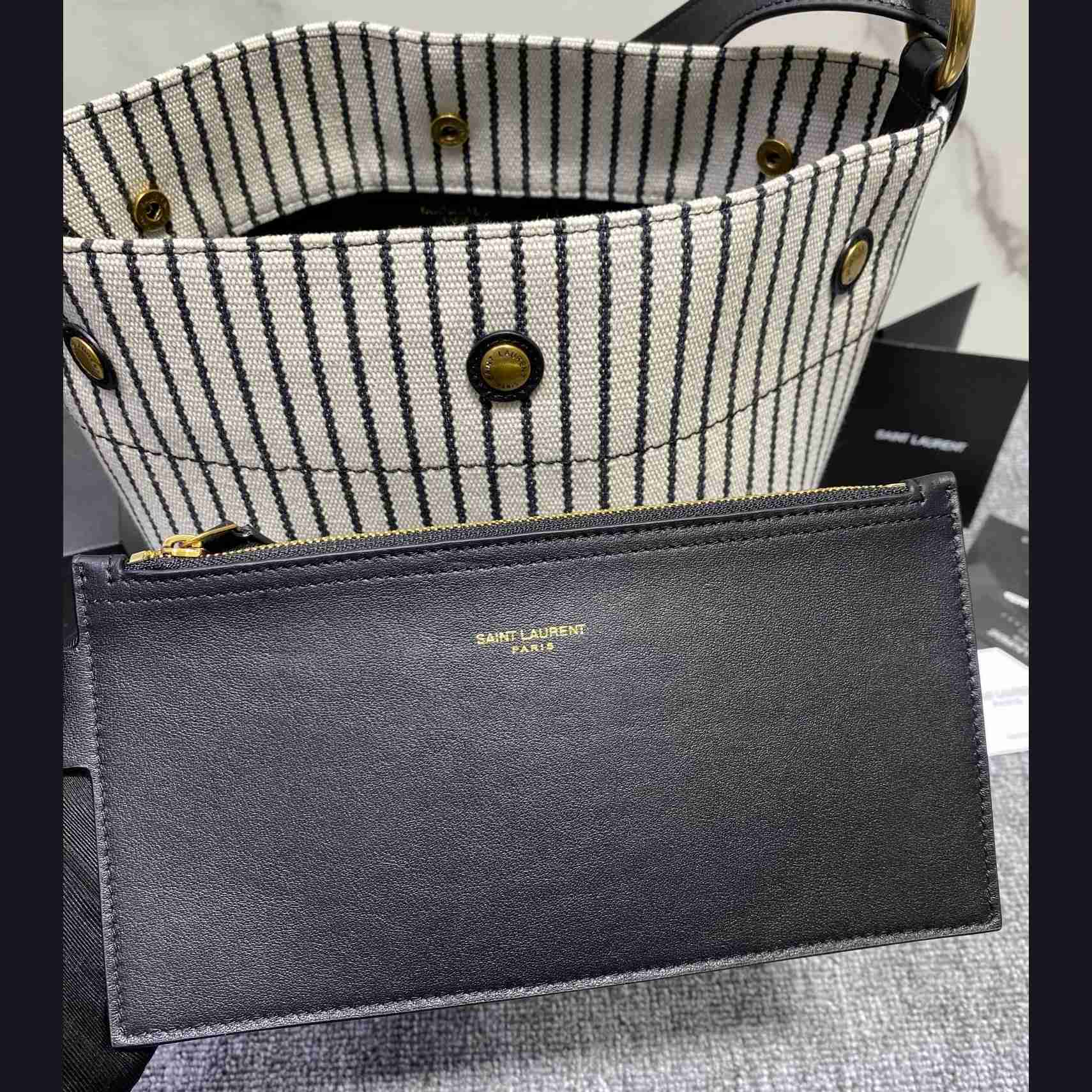 Saint Laurent YSL Rive Gauche Bucket Canvas (31x20x27.5cm) - EUR FASHION