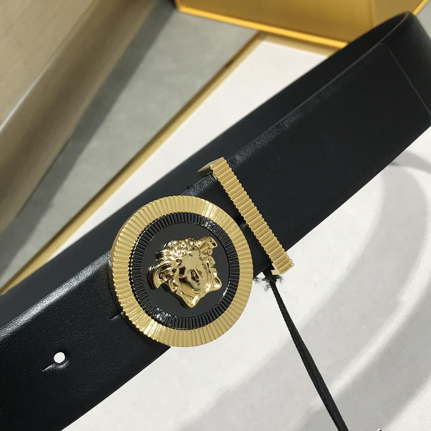 Versace Medusa Leathre Belt    38mm - EUR FASHION