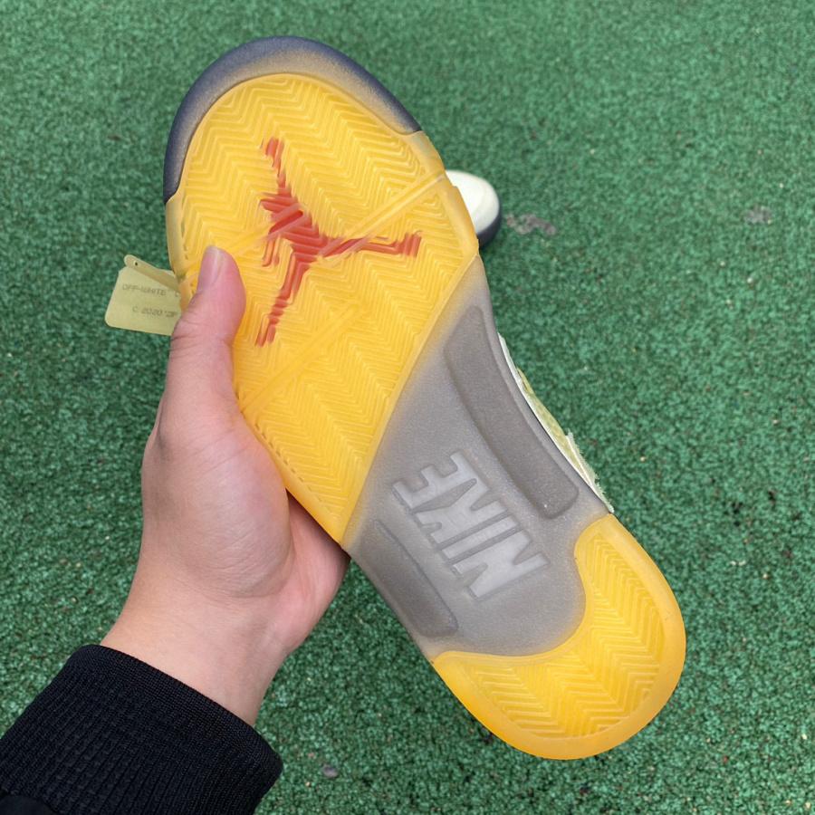 AirJordan 5 AJ5 x Off-White Ow Sneaker      DH8565-100 - EUR FASHION