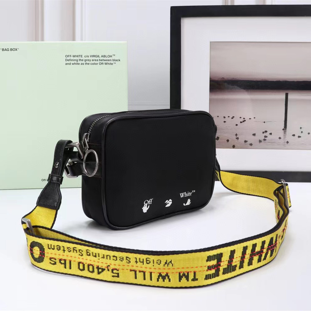 Off white Logo Nylon Crossbody Bag(19-14-5.5cm) - EUR FASHION