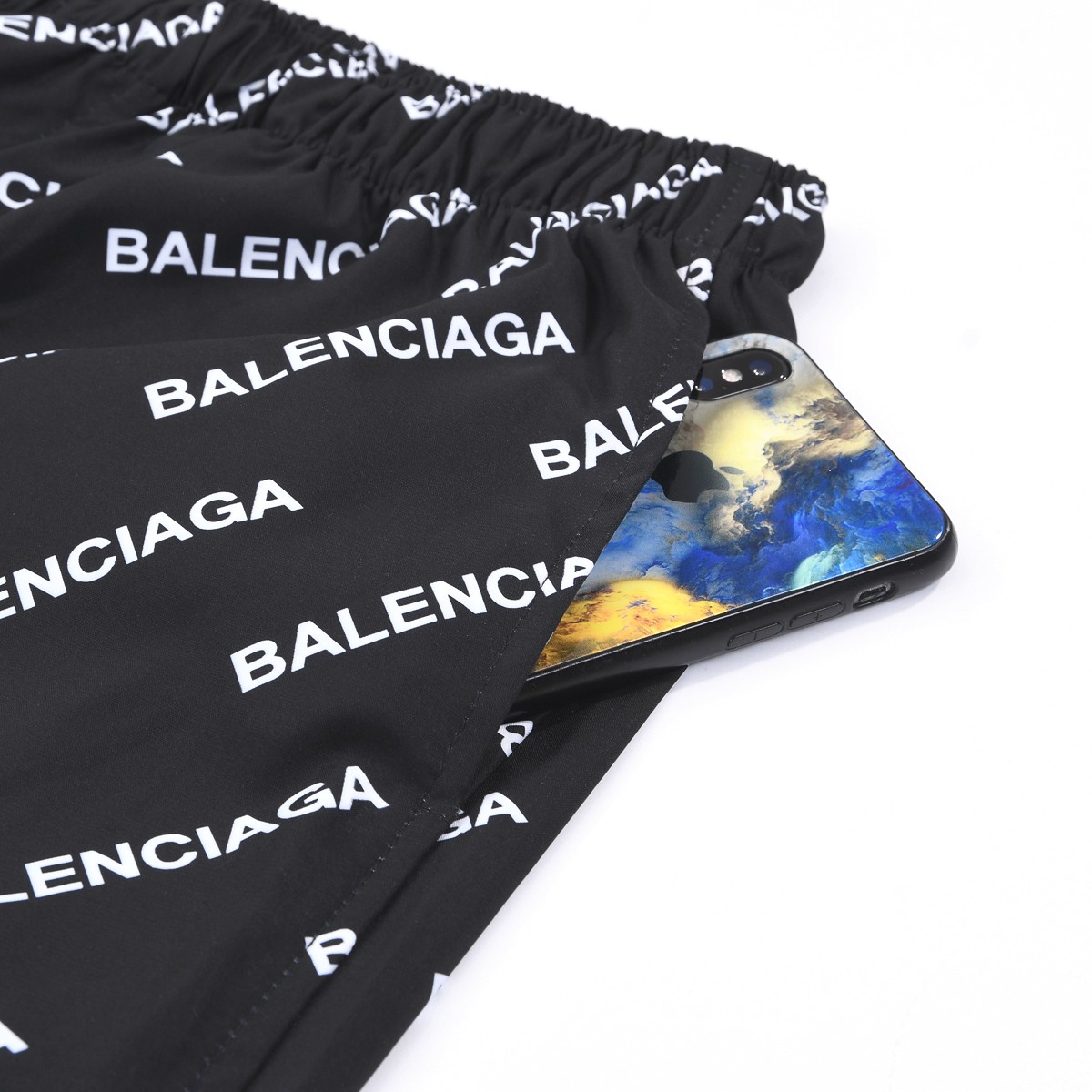 Balenciaga Logo Print Pyjama Trousers - EUR FASHION