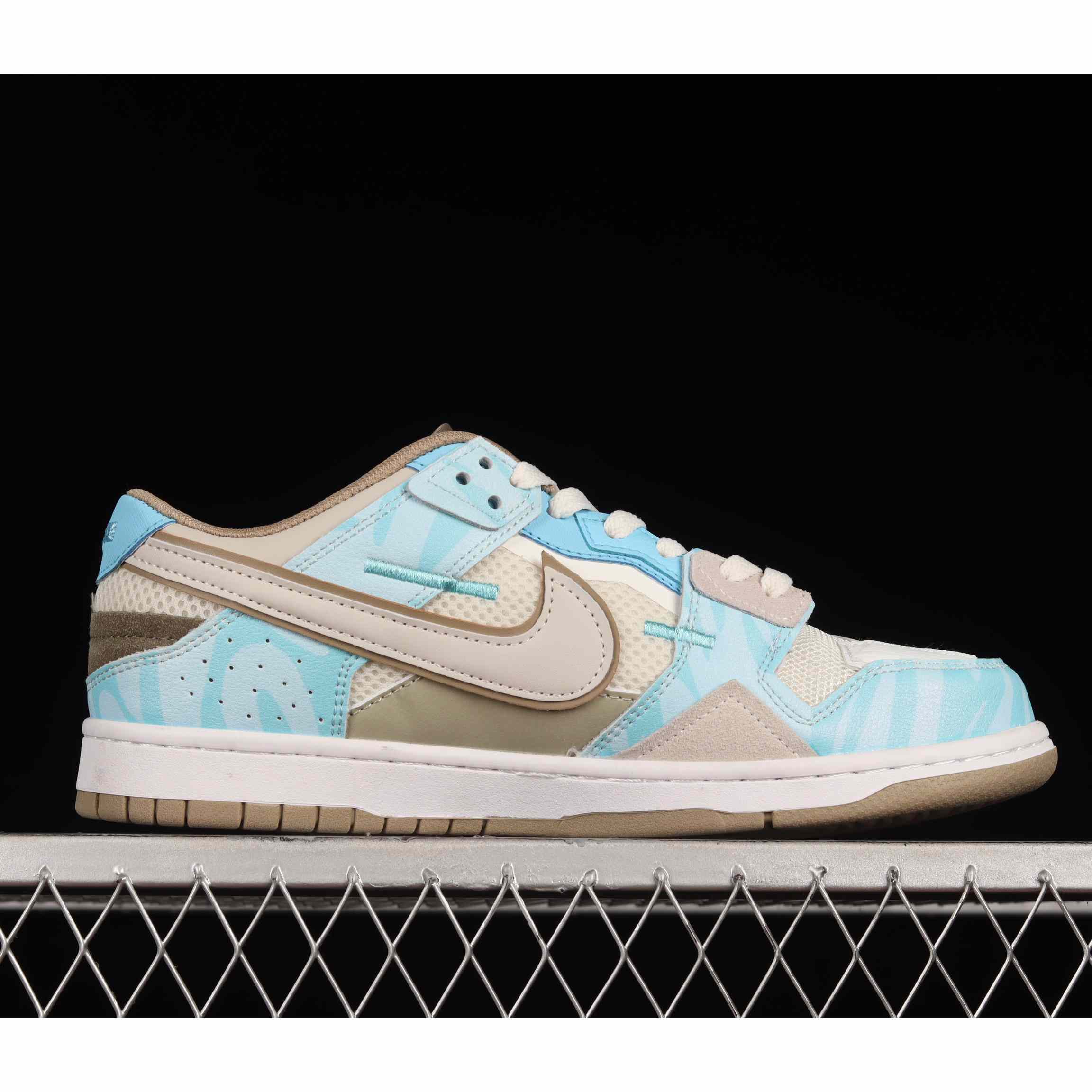 Nike Dunk Low Scrap Bone White Tiffany Green Sneaker      DH7450-102 - EUR FASHION