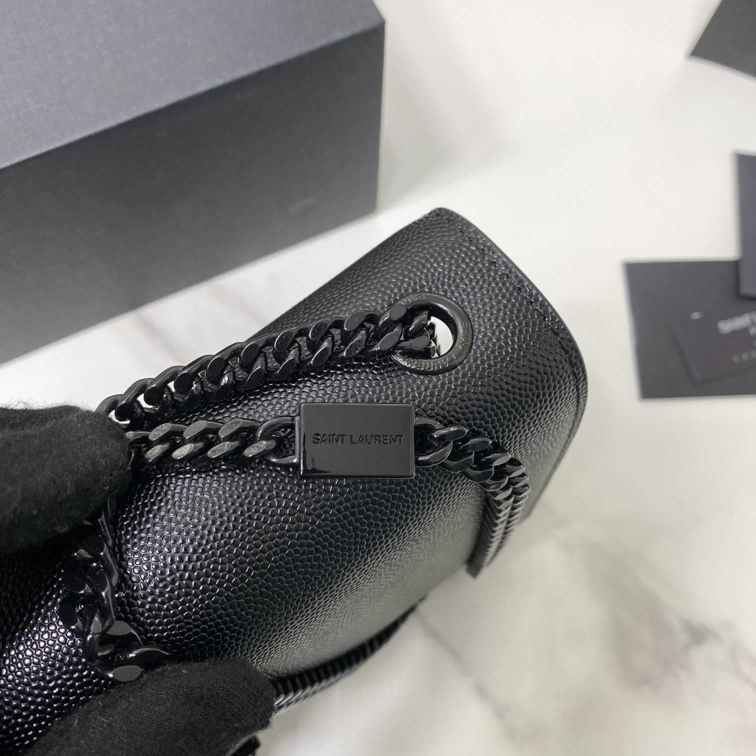 Saint Laurent Kate Medium Chain Bag In Grain De Poudre Embossed Leather - EUR FASHION