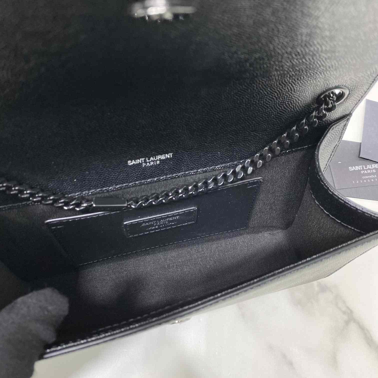 Saint Laurent Kate Medium Chain Bag In Grain De Poudre Embossed Leather - EUR FASHION