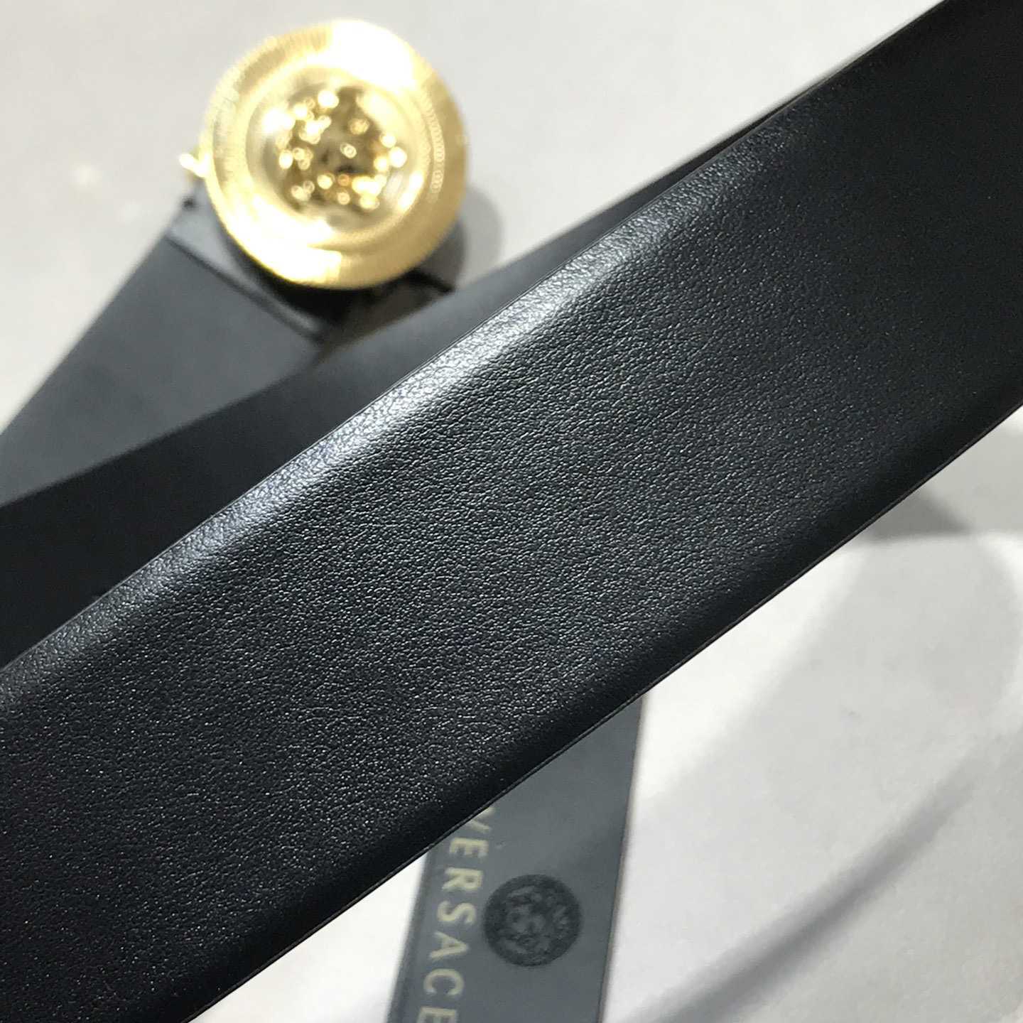 Versace Medusa Leathre Belt 38mm - EUR FASHION