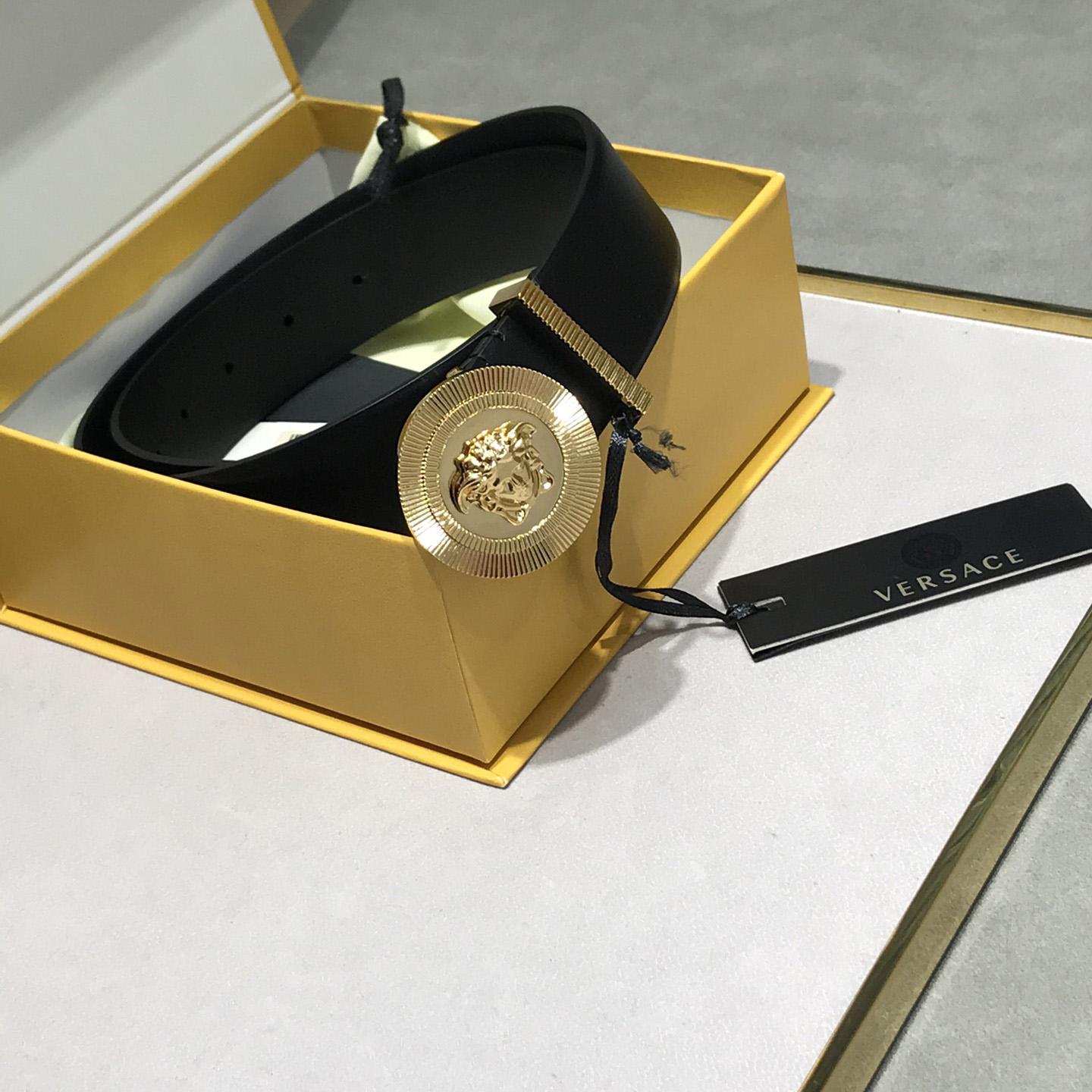 Versace Medusa Leathre Belt 38mm - EUR FASHION