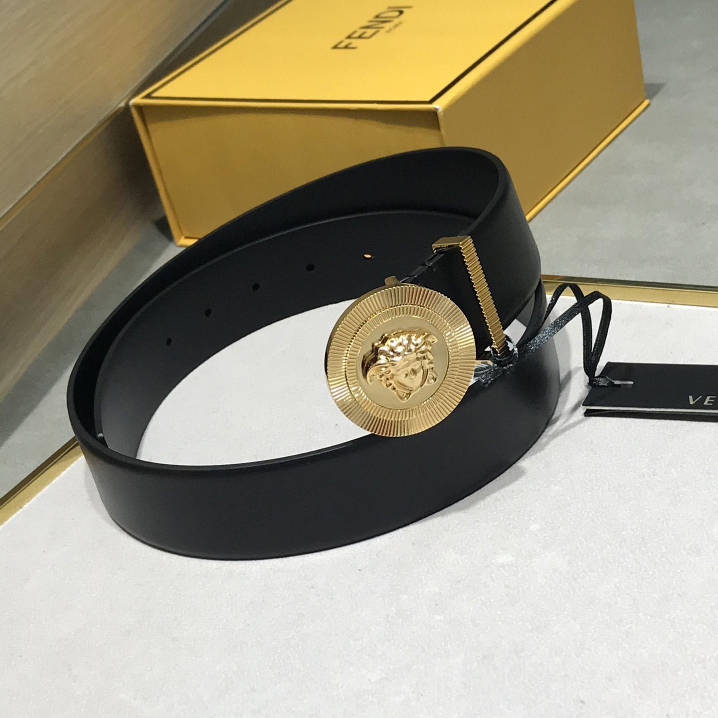 Versace Medusa Leathre Belt 38mm - EUR FASHION