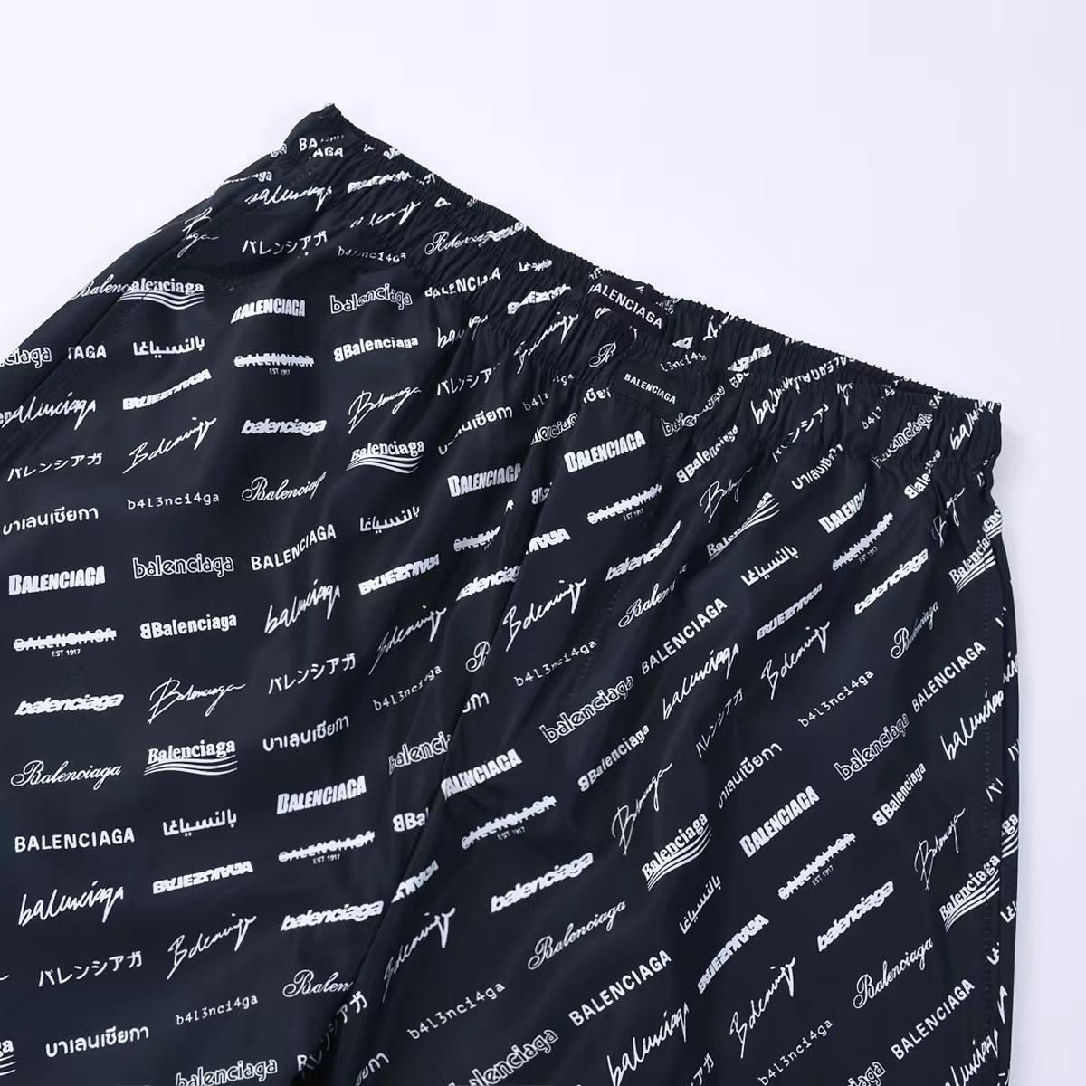 Balenciaga All-Over Logo Trousers - EUR FASHION