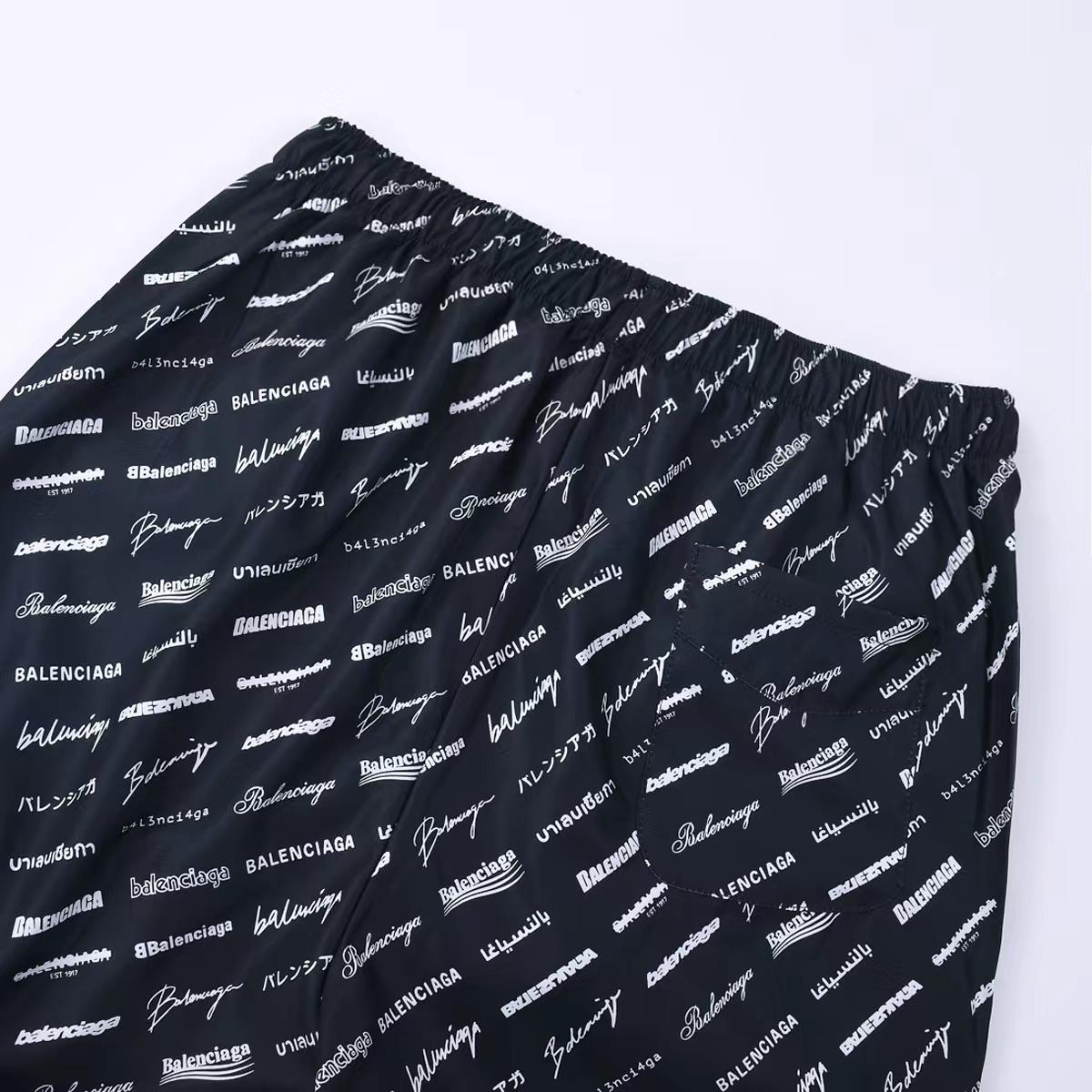 Balenciaga All-Over Logo Trousers - EUR FASHION