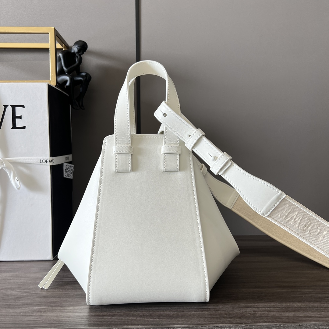 Loewe Compact Hammock In Satin Calfskin - EUR FASHION