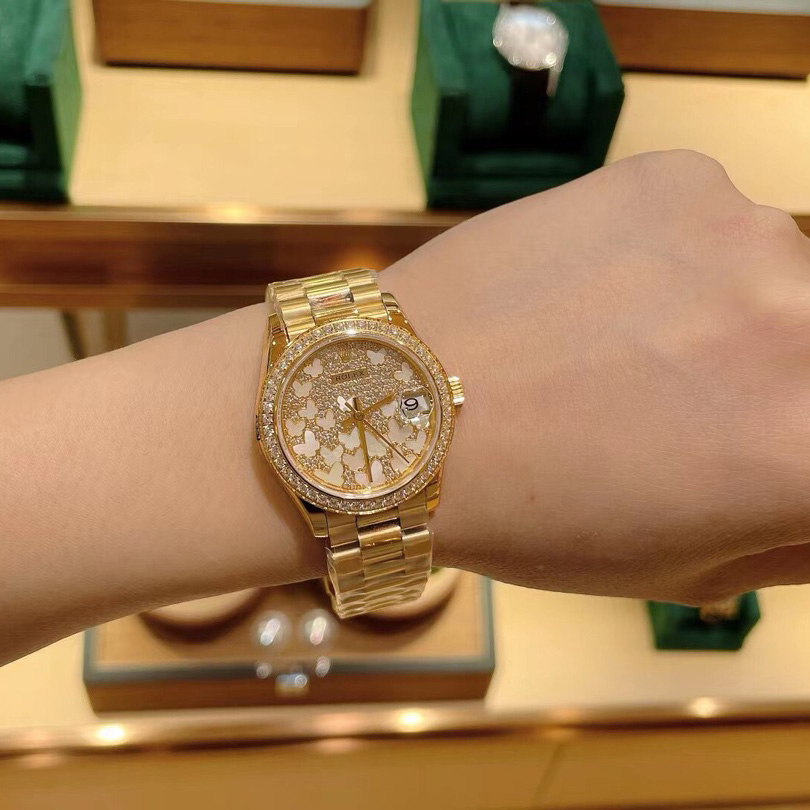 Rolex Yellow Gold Datejust 31 Watch - EUR FASHION
