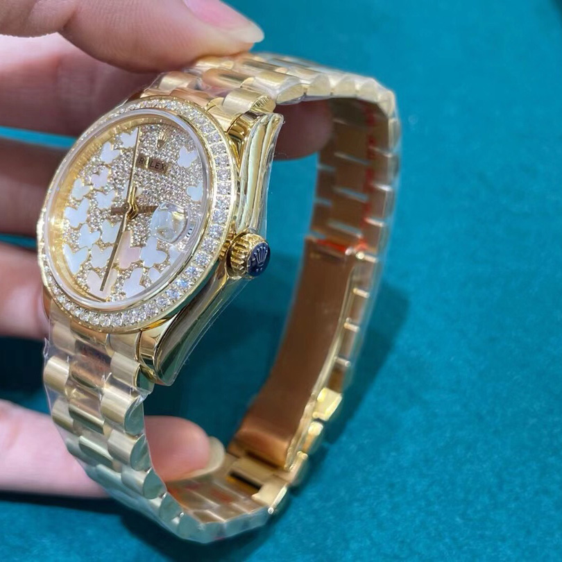 Rolex Yellow Gold Datejust 31 Watch - EUR FASHION