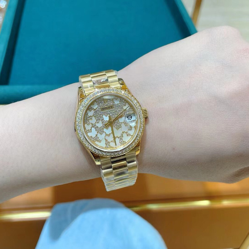 Rolex Yellow Gold Datejust 31 Watch - EUR FASHION