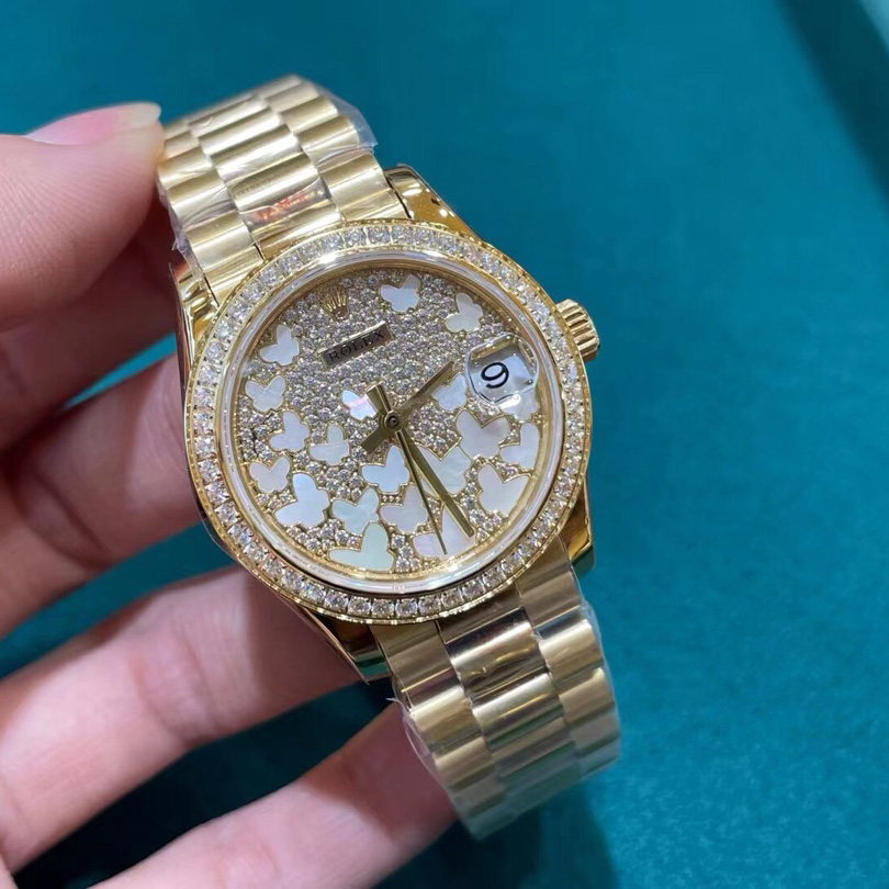 Rolex Yellow Gold Datejust 31 Watch - EUR FASHION