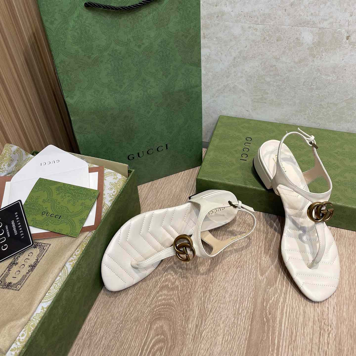 Gucci Women's Double G Sandal - EUR FASHION