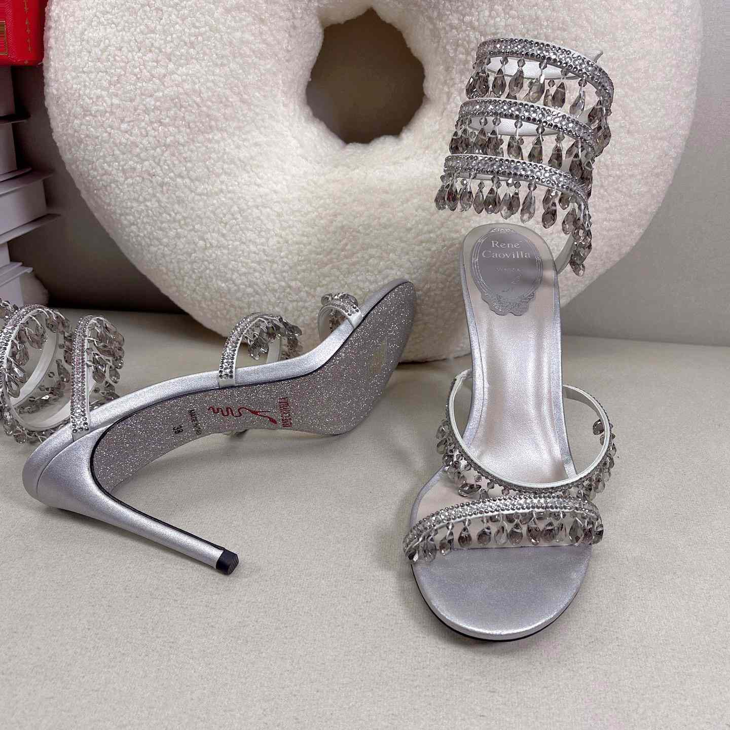 Rene Caovilla Elegant Evening Sandals Chandelier - EUR FASHION