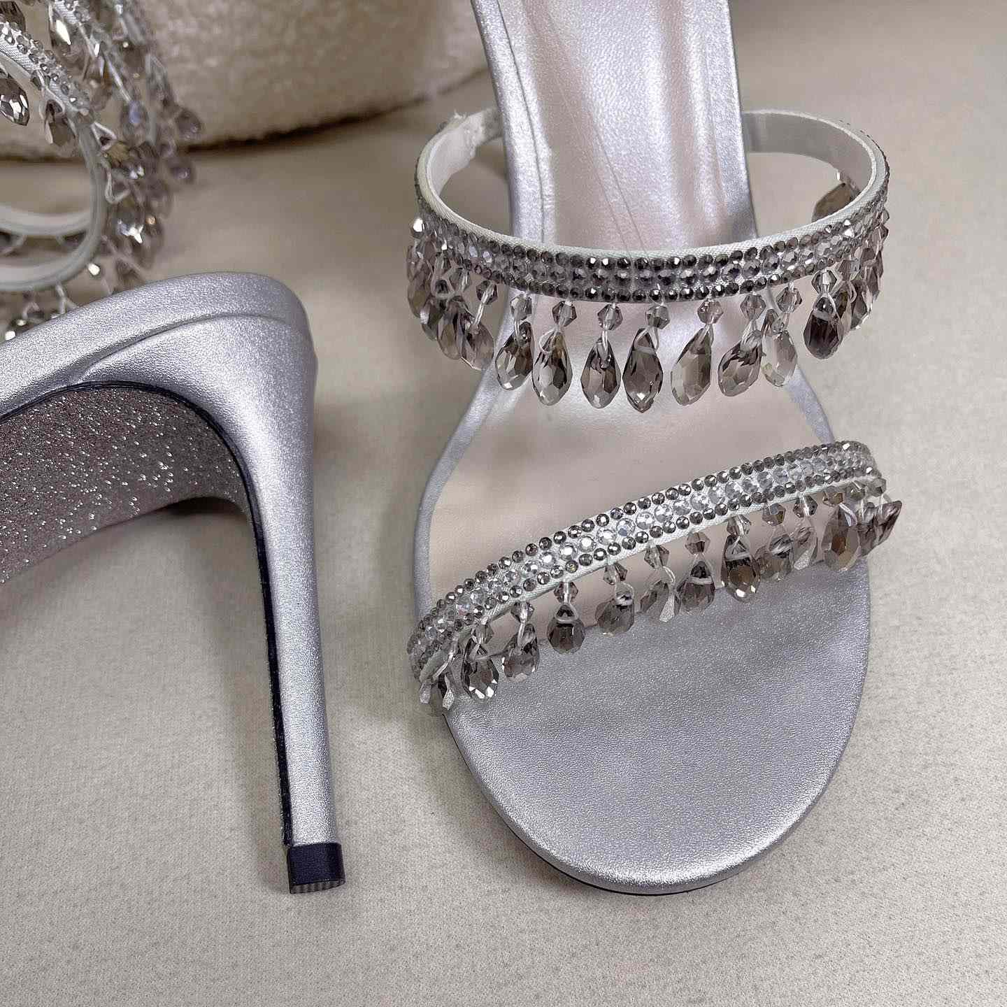 Rene Caovilla Elegant Evening Sandals Chandelier - EUR FASHION