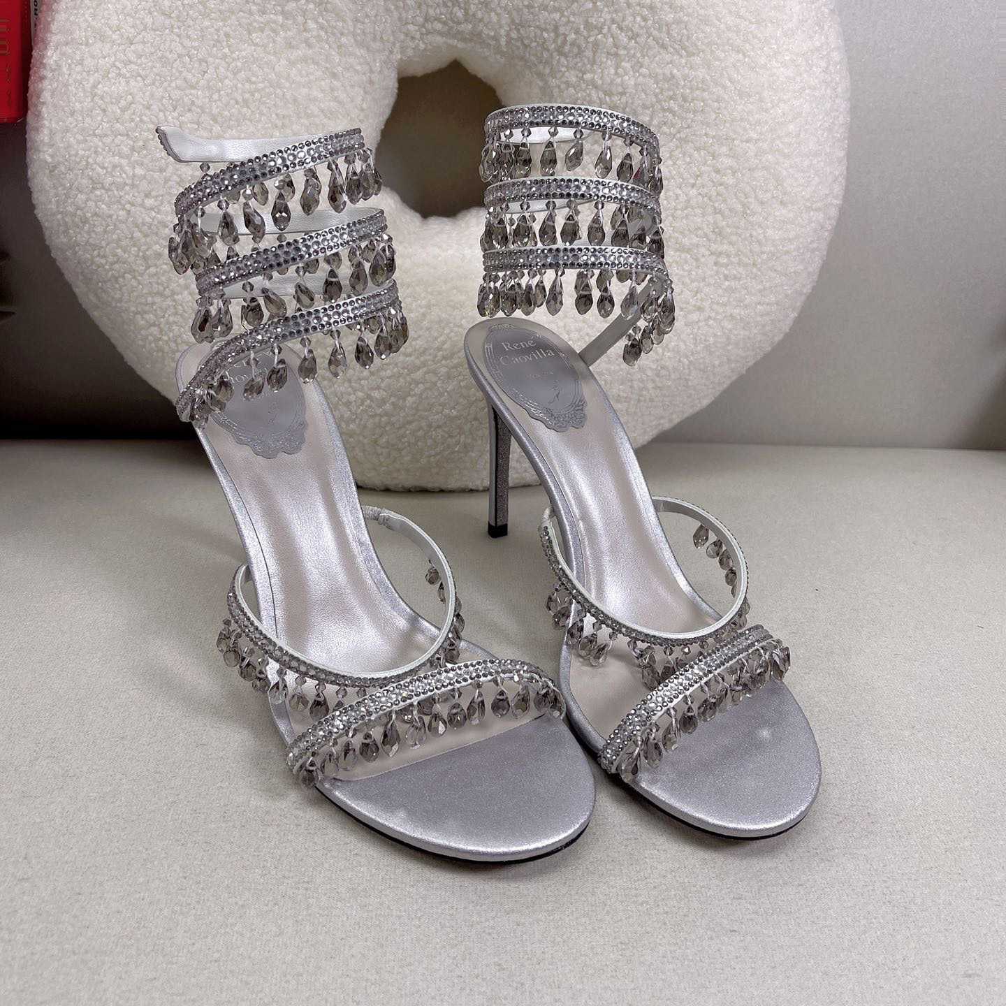 Rene Caovilla Elegant Evening Sandals Chandelier - EUR FASHION