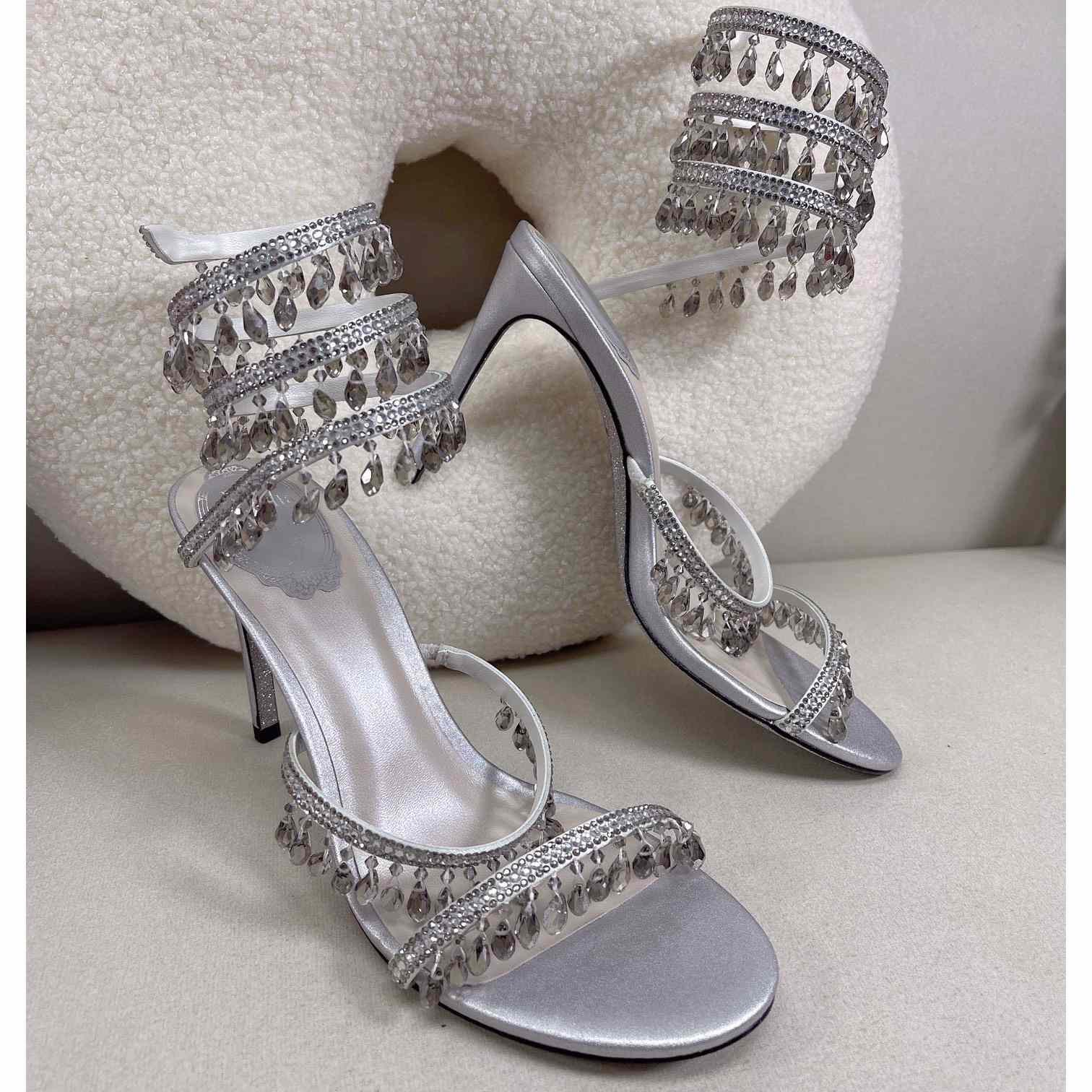 Rene Caovilla Elegant Evening Sandals Chandelier - EUR FASHION