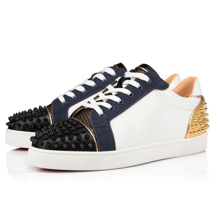 Christian Louboutin Seavaste 2 Low-Top Sneakers - King fabric And Spikes - Multicolor - EUR FASHION