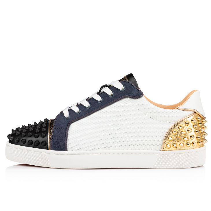 Christian Louboutin Seavaste 2 Low-Top Sneakers - King fabric And Spikes - Multicolor - EUR FASHION