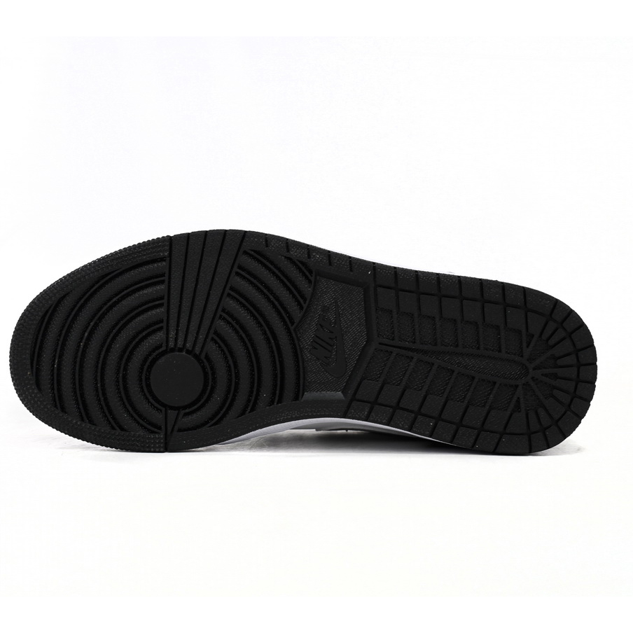 Air Jordan 1 Low Black and White Gray Sneaker    552780-018 - EUR FASHION