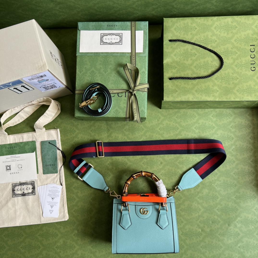 Gucci Diana Mini Tote Bag(20*16*10cm) - EUR FASHION