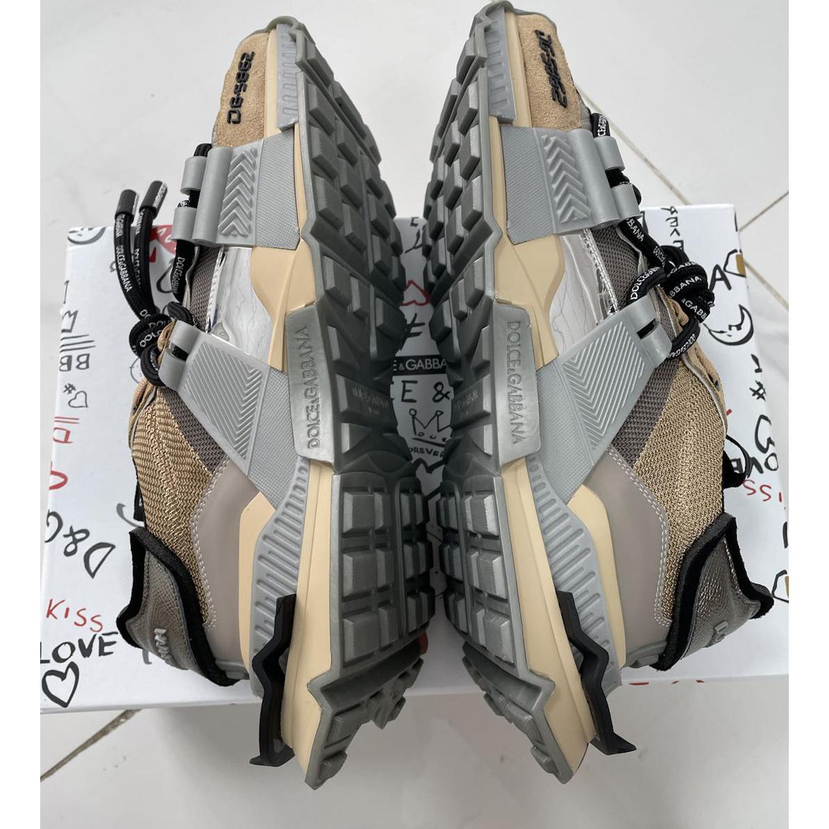 Dolce & Gabbana Mixed-materials Space Sneakers - EUR FASHION