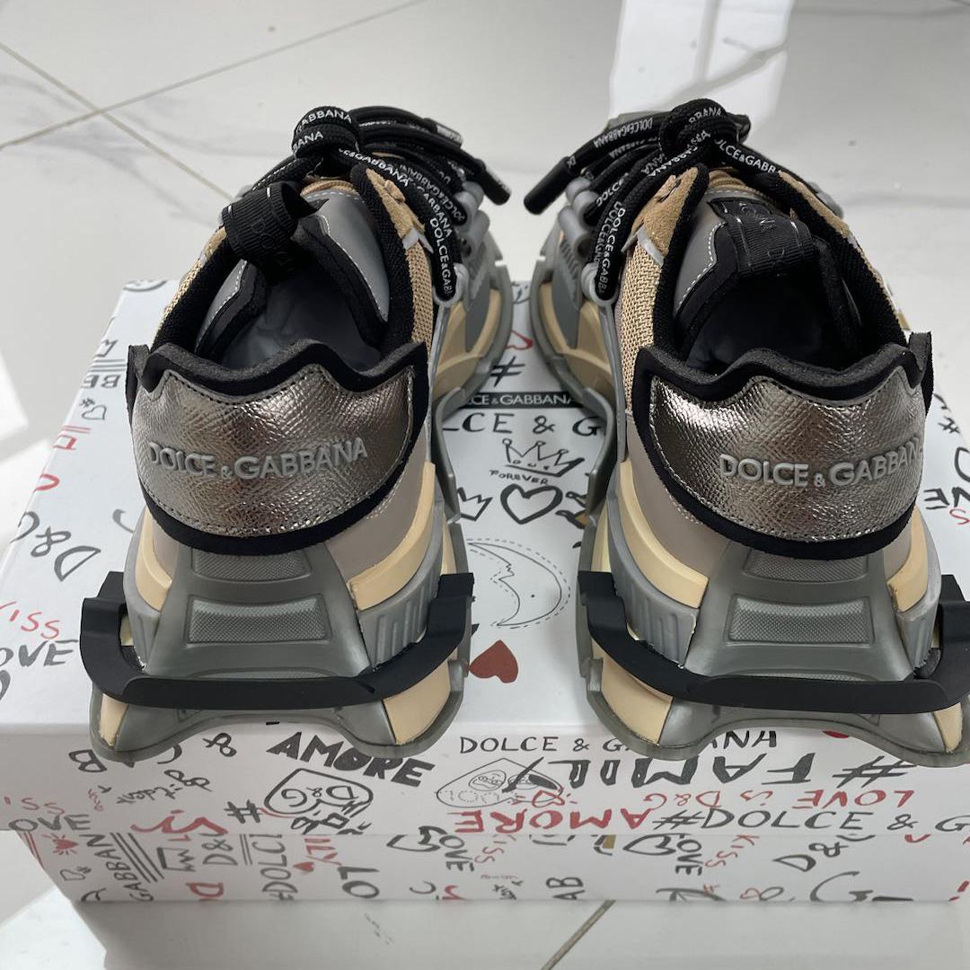 Dolce & Gabbana Mixed-materials Space Sneakers - EUR FASHION