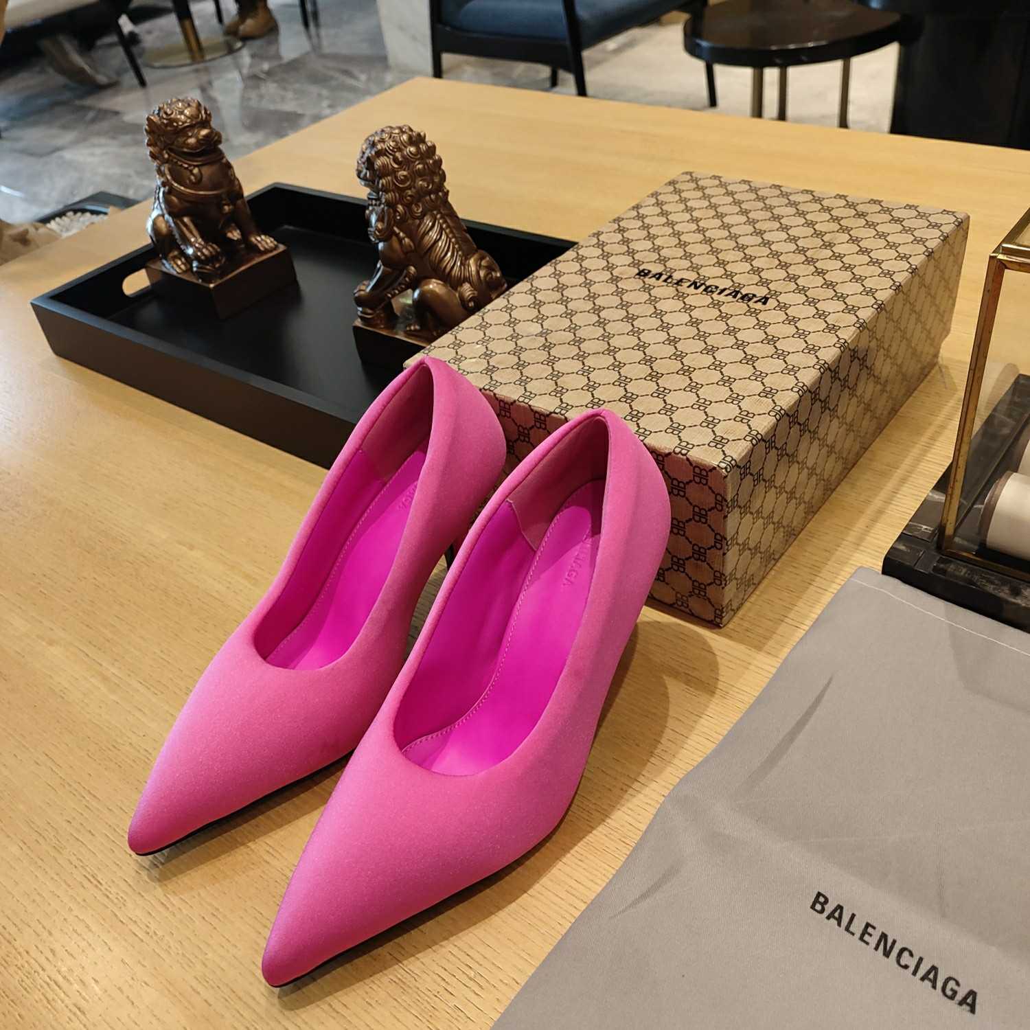 Balenciaga XL Pump 110mm In Neon Pink - EUR FASHION