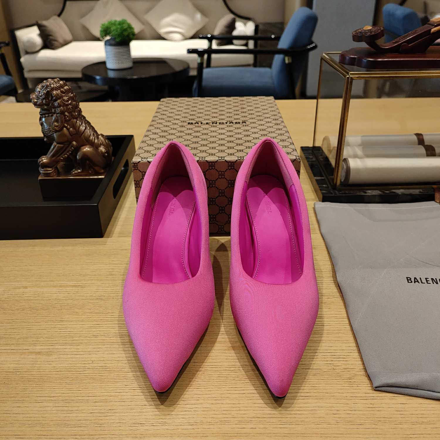 Balenciaga XL Pump 110mm In Neon Pink - EUR FASHION