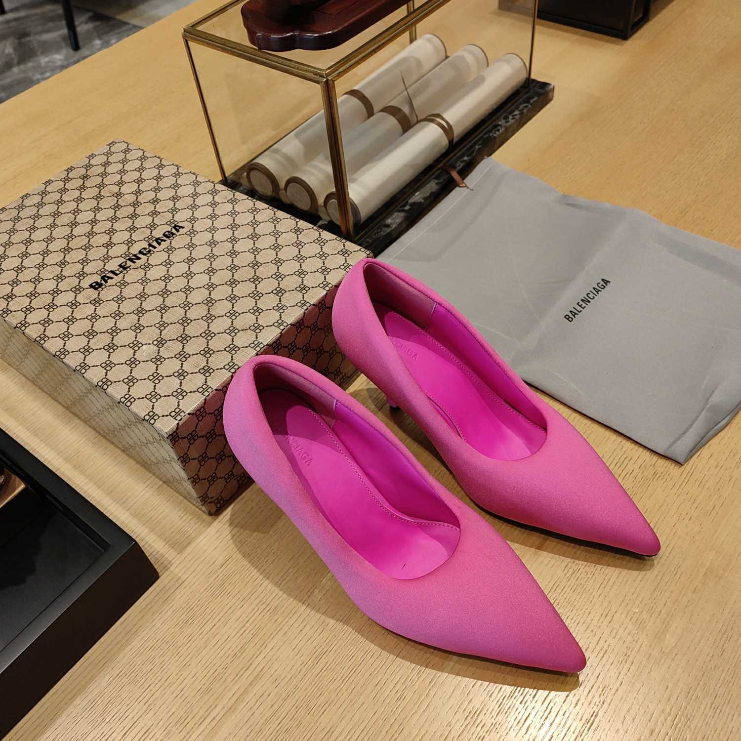 Balenciaga XL Pump 110mm In Neon Pink - EUR FASHION