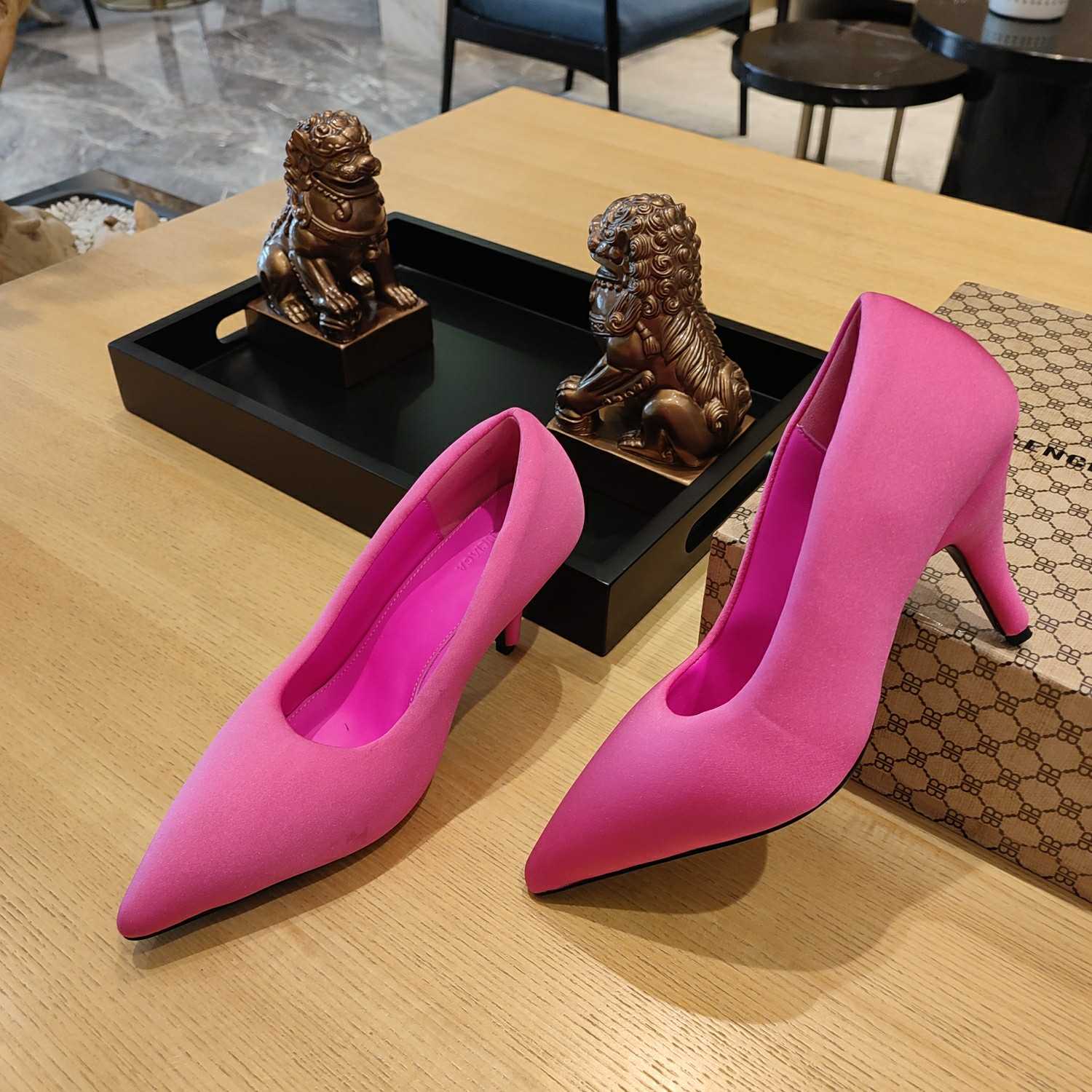 Balenciaga XL Pump 110mm In Neon Pink - EUR FASHION
