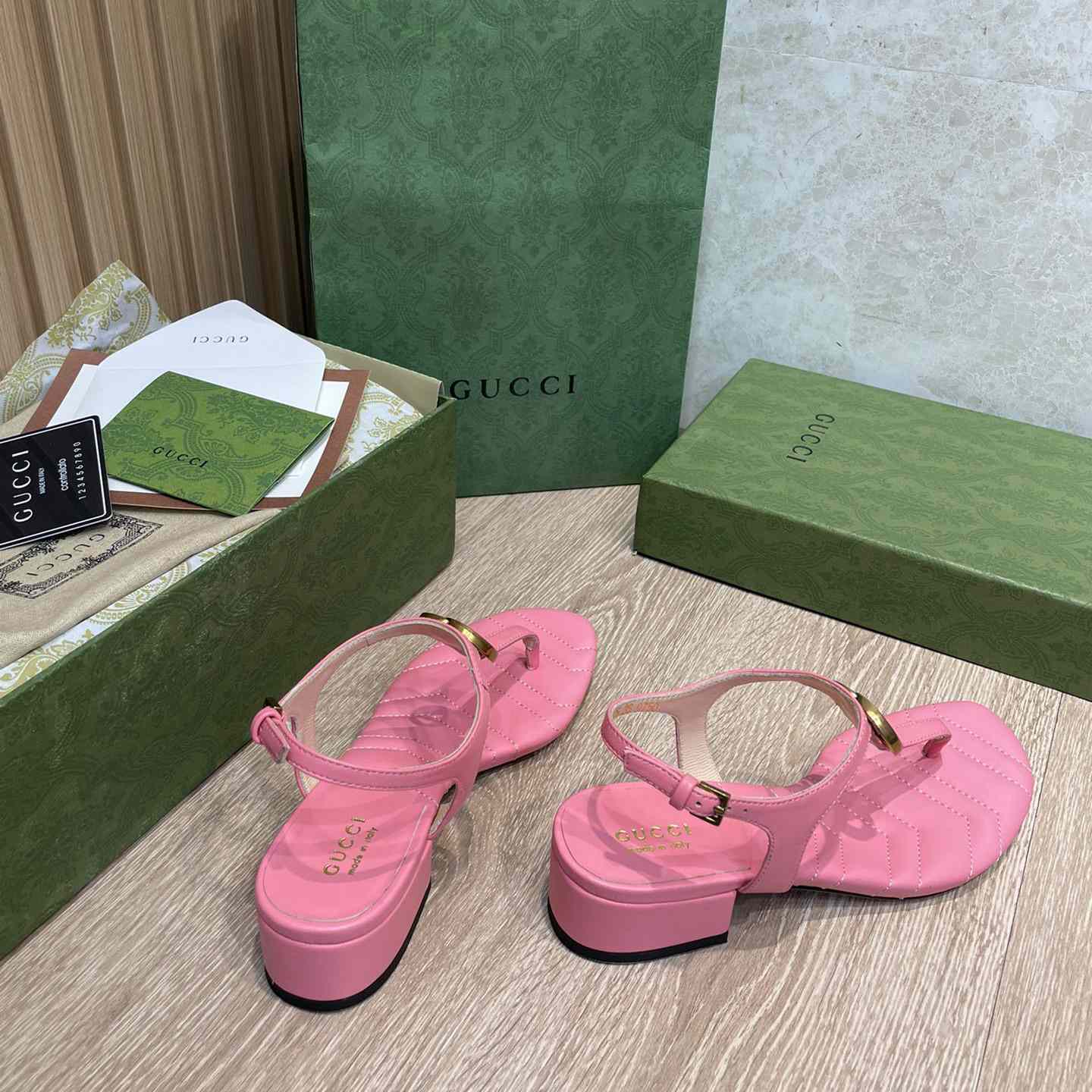 Gucci Women's Double G Sandal - EUR FASHION