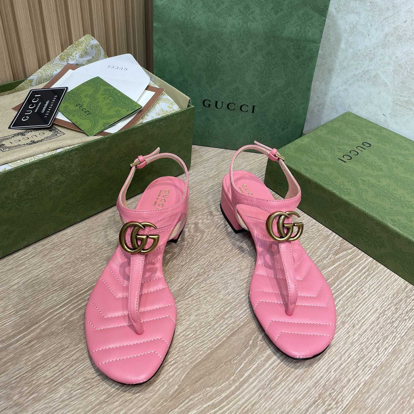 Gucci Women's Double G Sandal - EUR FASHION