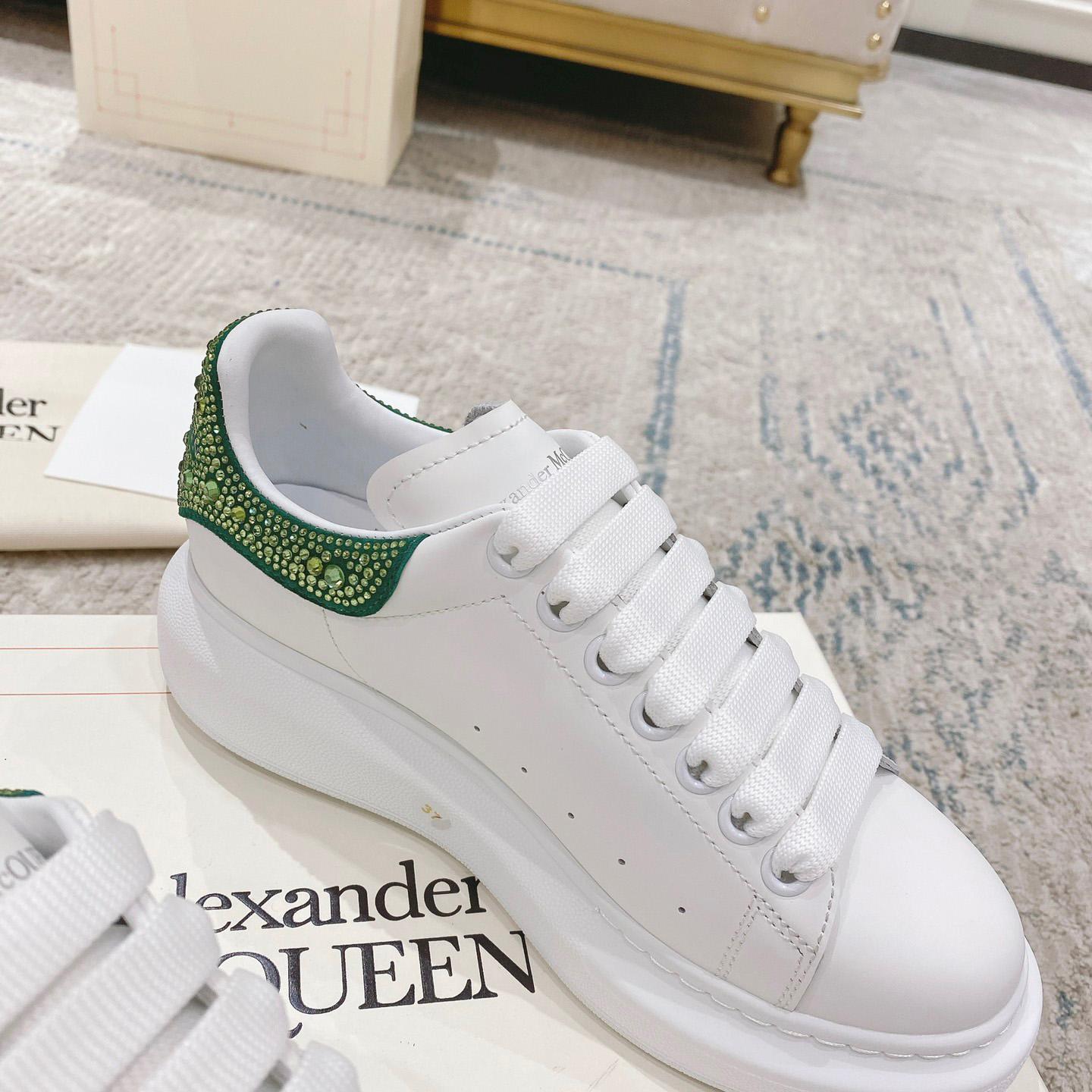 Alexander Mqueen Oversized Sneaker in White/Acid Green - EUR FASHION