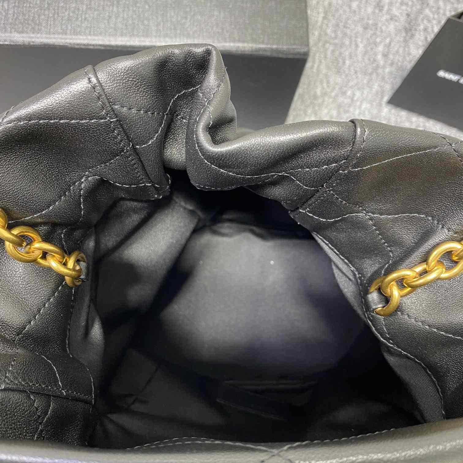 Saint Laurent Le Maillon Hook Bucket Bag(7.5x10.6x4.7cm) - EUR FASHION