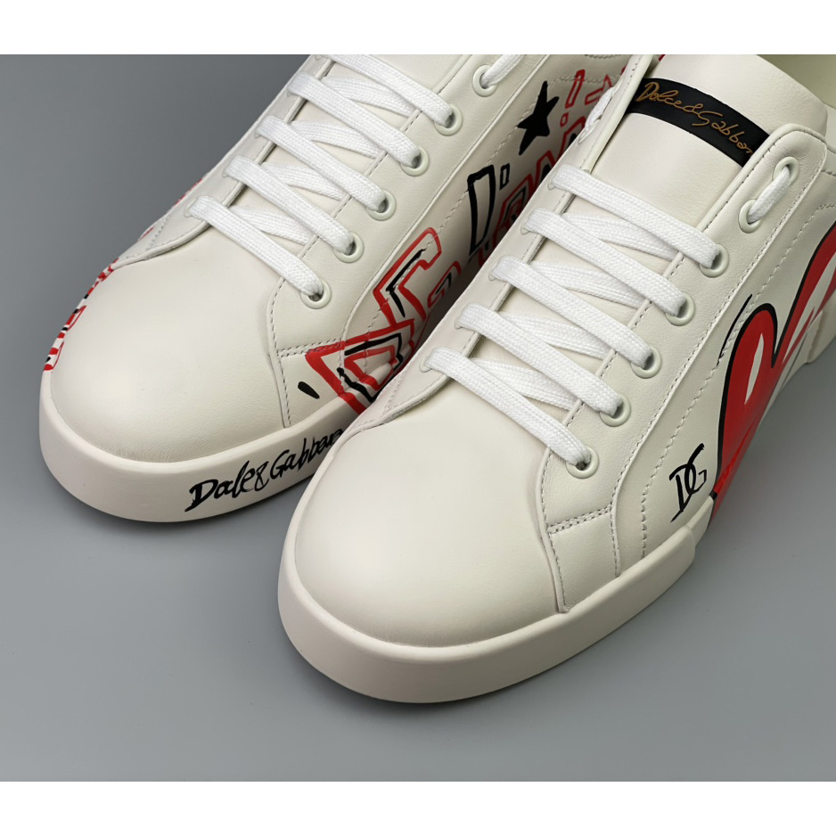 Dolce & Gabbana Portofino Cuore Sneakers - EUR FASHION