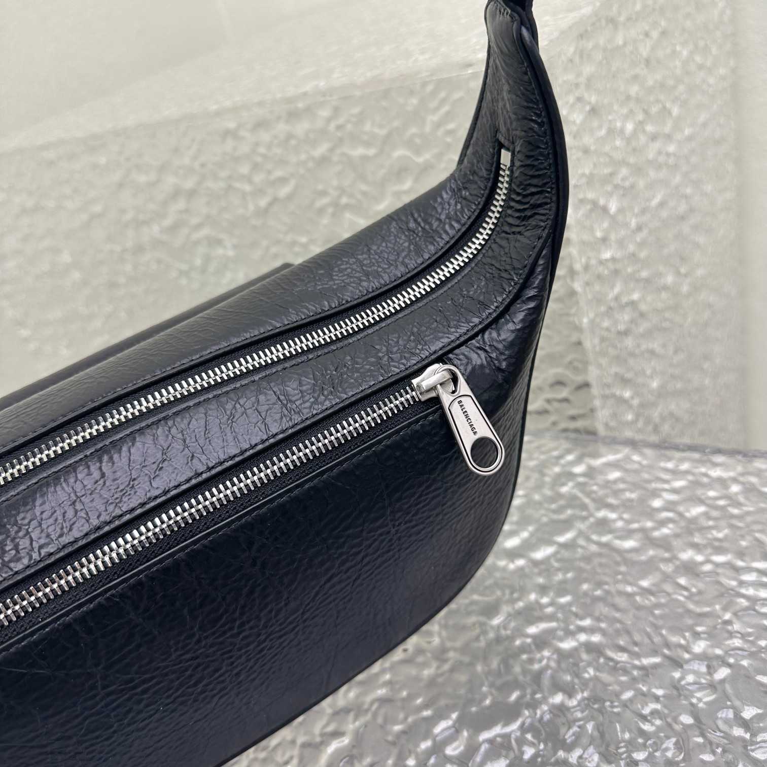 Balenciaga Raver Medium Bag With Handle In Black - EUR FASHION