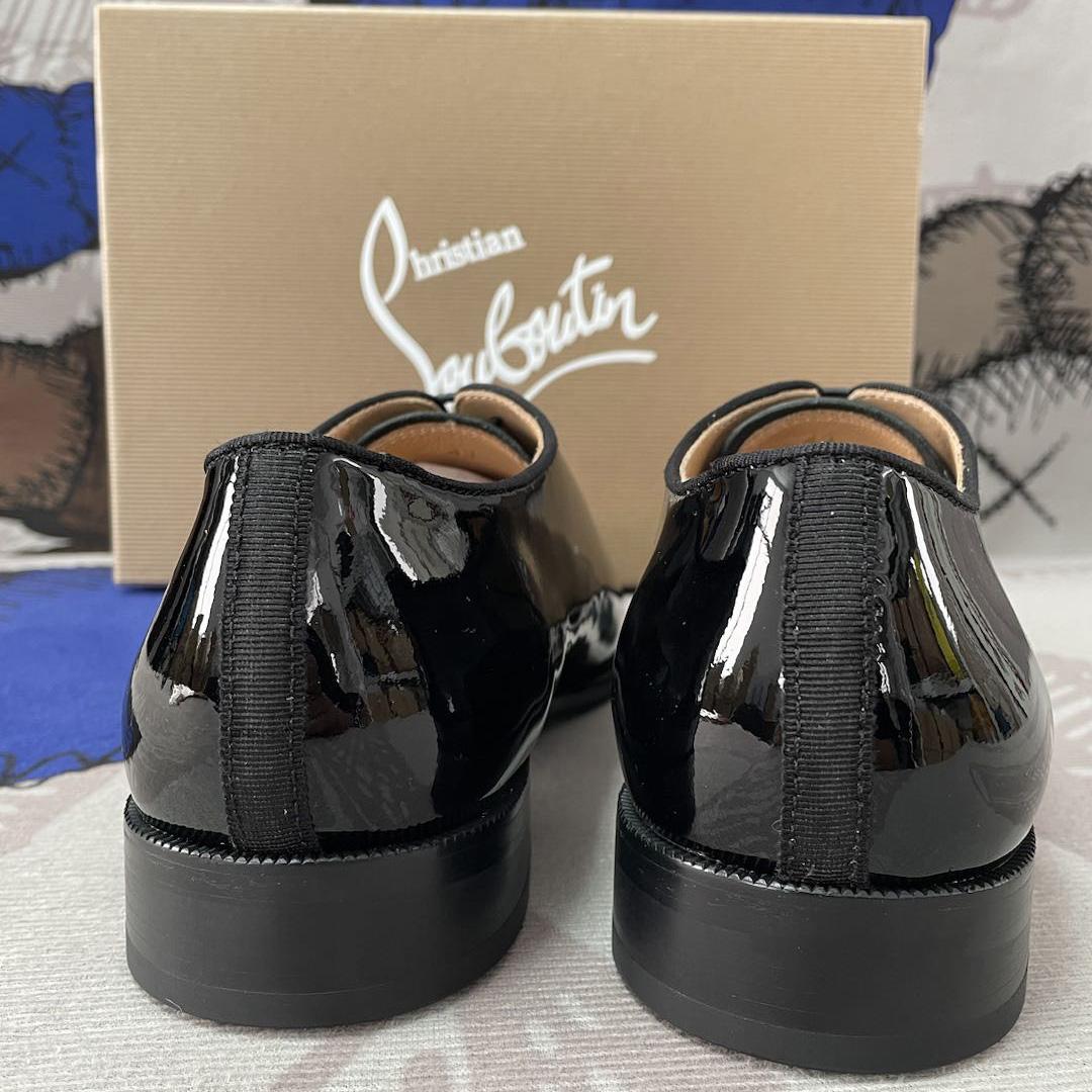 Christian Louboutin Corteo Lace-up shoes - Patent calf - Black - EUR FASHION
