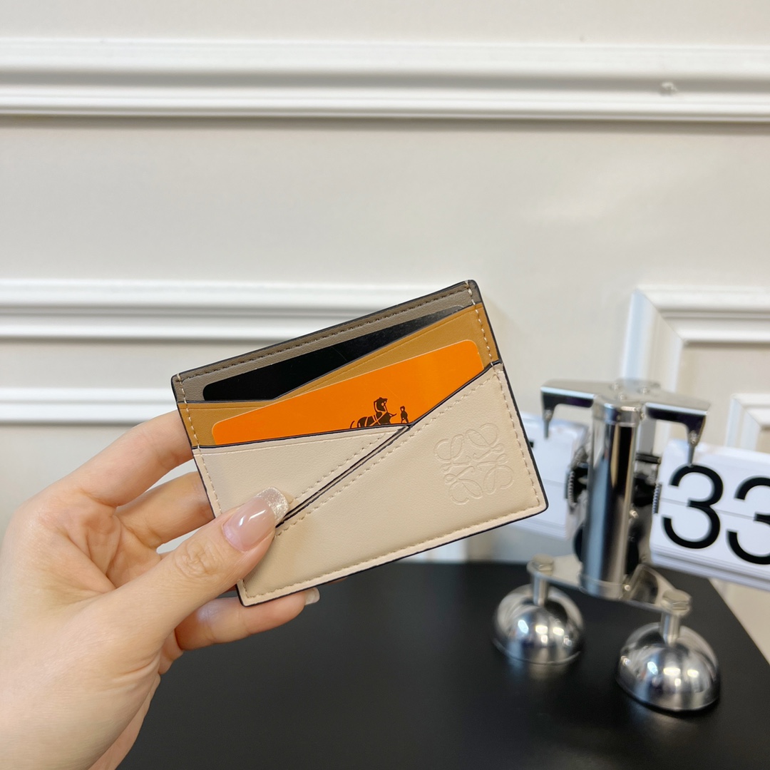 Loewe Puzzle Plain Cardholder (10x7.5cm) - EUR FASHION
