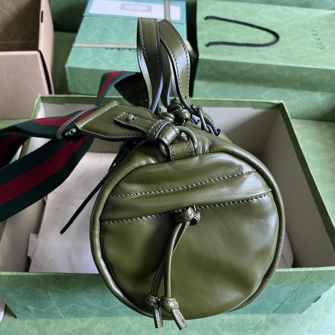 Gucci Small Duffle Bag With Tonal Double G(28.5-16-16cm) - EUR FASHION