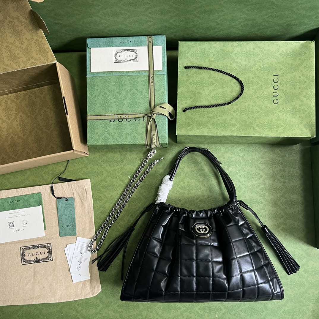 Gucci Deco Medium Tote Bag(43-28-8cm) - EUR FASHION