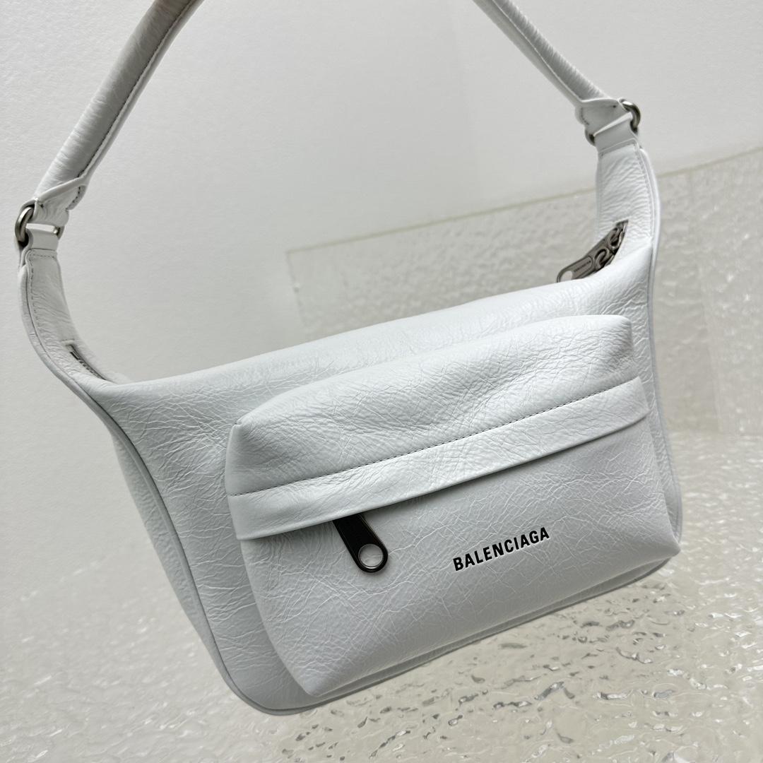Balenciaga Raver Medium Bag With Handle In White - EUR FASHION