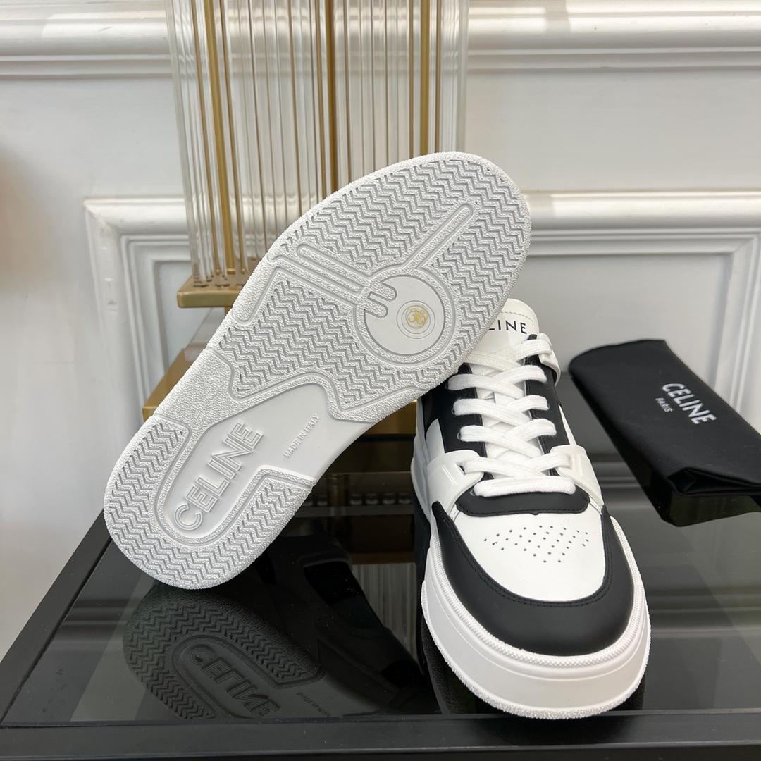 Celine CT-07 Celine Trainer Low Lace-up Sneaker In Calfskin - EUR FASHION