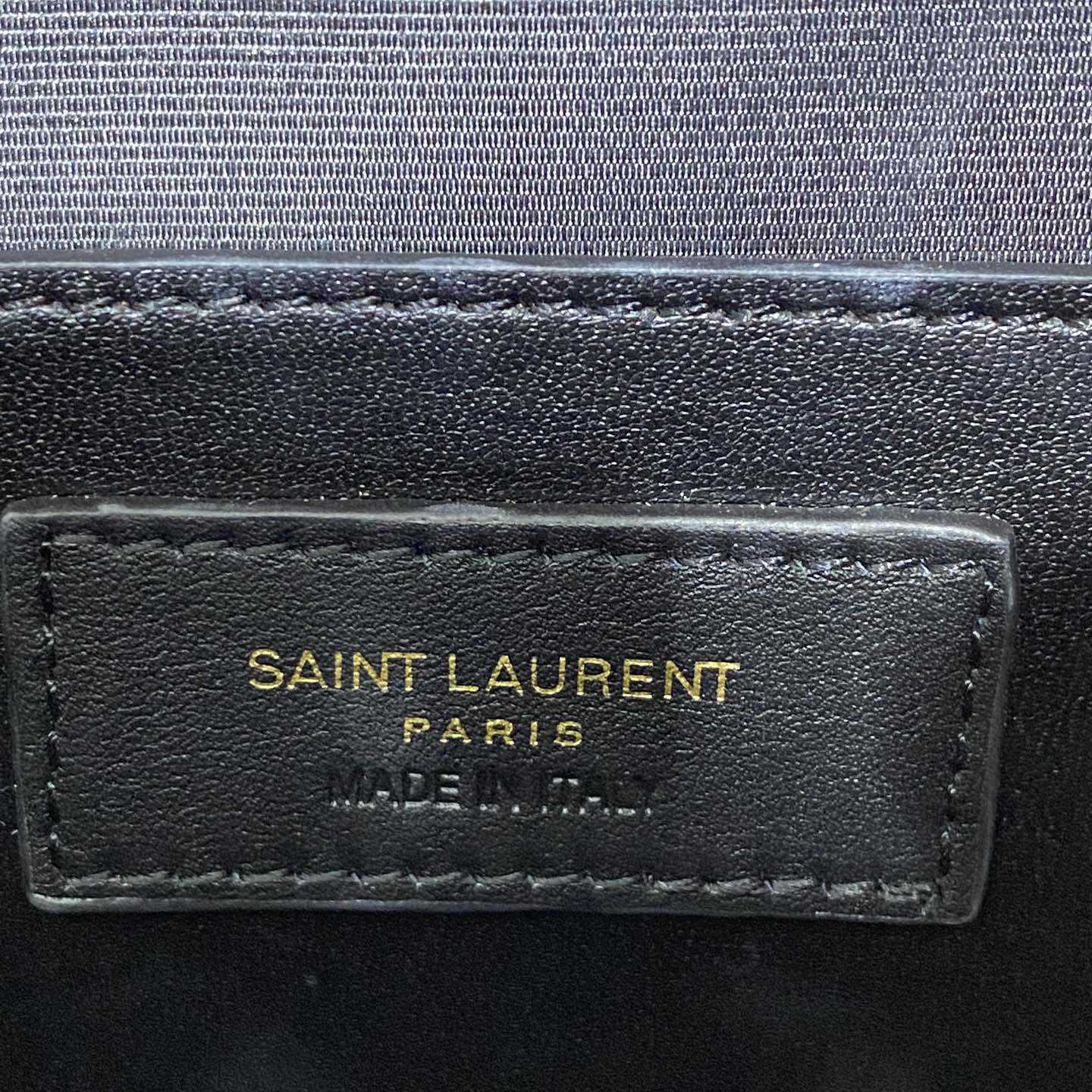 Saint Laurent Manhattan Shoulder Bag In Canvas And Leather - EUR FASHION