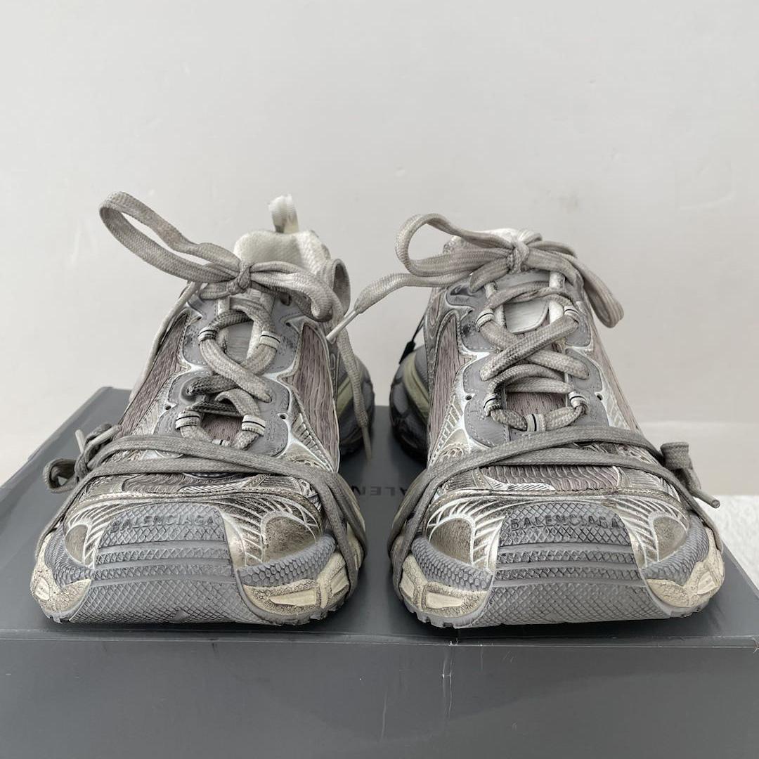 Balenciaga 3XL Sneaker In Light Beige Mesh And Polyurethane - EUR FASHION